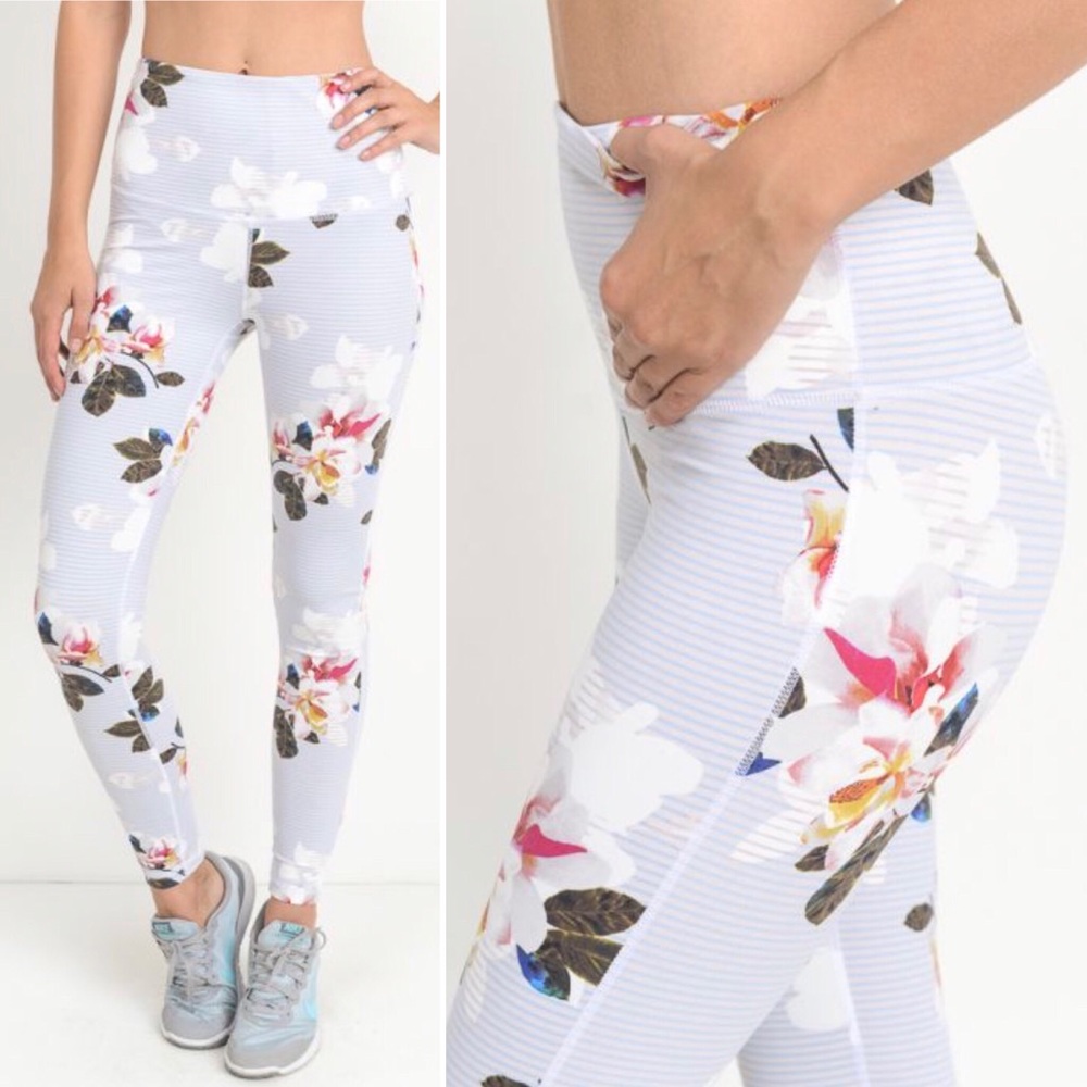 💛Romantic Floral Highwaisted Legging